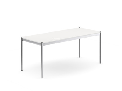 USM Haller Tisch 175 x 75 cm|MDF (USM Farben)|Reinweiß RAL 9010