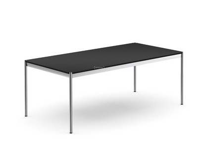 USM Haller Tisch 200 x 100 cm|Holz|Eiche lackiert schwarz