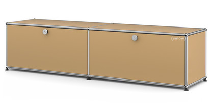 USM Haller Lowboard L mit 2 Klappen USM beige