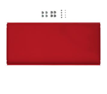 USM Haller Metall-Zwischentablar für USM Haller Regale USM rubinrot|75 cm x 35 cm