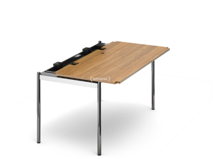 USM Haller Tisch Advanced 150 x 75 cm|07-Eiche lackiert natur|Klappe rechts