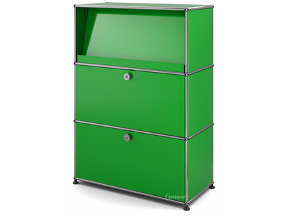 USM Haller Highboard M mit Schrägtablar USM grün