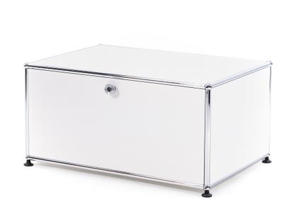 USM Haller Druckercontainer 75 cm|Reinweiß RAL 9010|Mit Füßen