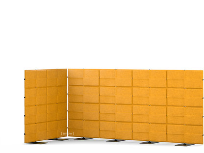 USM Privacy Panels Akustikecke 3,00 m (4 Elemente)|1,44 m (4 Elemente)|1,50 m (2 Elemente)|Gelb