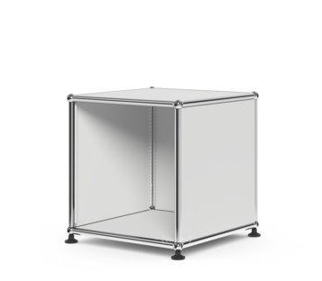 USM Haller Wartezimmer-Beistelltisch H 35 x B 35 x T 35 cm|Lichtgrau RAL 7035