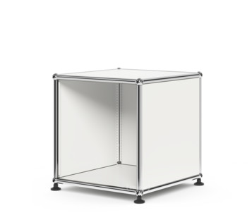 USM Haller Wartezimmer-Beistelltisch H 35 x B 35 x T 35 cm|Reinweiß RAL 9010