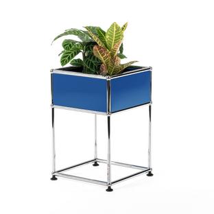 USM Haller Pflanzenbeistelltisch Typ 2 Enzianblau RAL 5010|35 cm