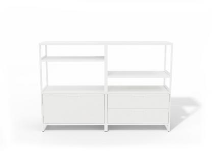 M1 Sideboard Variante 3 (H 110 x B 160 cm)|Weiß