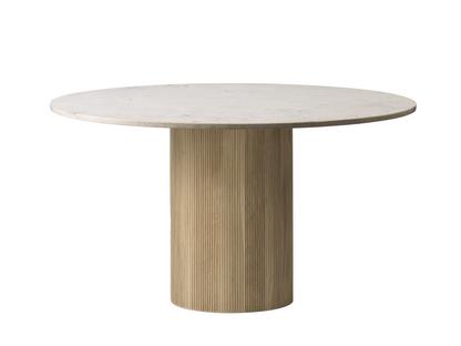 Cabin Table Ø 130 cm|Eiche hell / Marmor jura