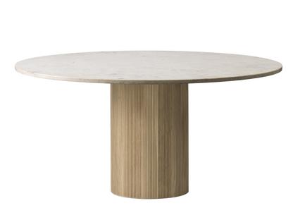 Cabin Table Ø 150 cm|Eiche hell / Marmor jura