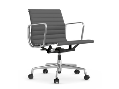 Aluminium Chair EA 117 Poliert|Hopsak|Dunkelgrau