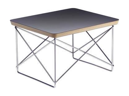 LTR Occasional Table HPL, schwarz|Glanzchrom
