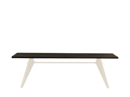 EM Table 240 x 90 cm|Eiche dunkel, Naturholz Schutzlack|Ecru