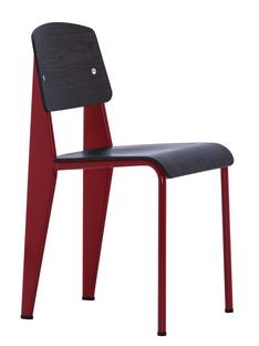Standard Gestell japanese red/Sitz, Rücken Eiche dunkel