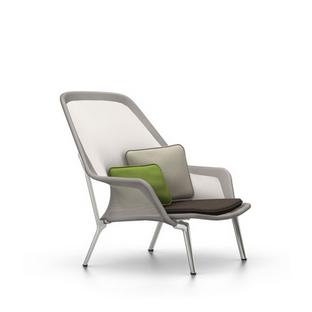 Slow Chair Untergestell poliert|Braun/crème