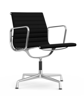 Aluminium Chair EA 107 / EA 108 EA 108 - drehbar|Poliert|Hopsak|Nero