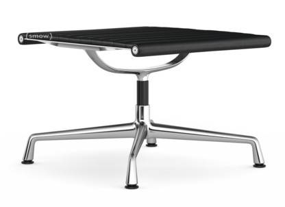 Aluminium Chair EA 125 Untergestell verchromt|Leder (Standard)|Asphalt