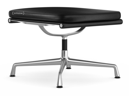 Soft Pad Chair EA 223 Untergestell poliert|Leder Premium F nero, Plano nero