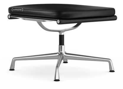 Soft Pad Chair EA 223 Untergestell poliert|Leder Standard nero, Plano nero