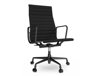 Aluminium Chair EA 119 Aluminium tiefschwarz pulverbeschichtet|Hopsak|Nero