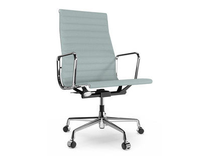 Aluminium Chair EA 119 Verchromt|Hopsak|Eisblau / elfenbein