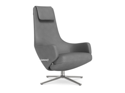 Repos Sessel Repos|Stoff Dumet sierragrau melange|41 cm|Poliert