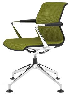 Unix Chair Viersternfuß Diamond Mesh avocado|Basic dark