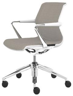 Unix Chair Fünfsternfuß Diamond Mesh soft grey|Soft grey