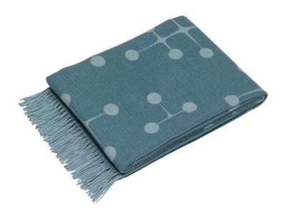 Eames Wool Blanket - Dot Pattern Hellblau