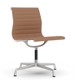 Aluminium Chair EA 101 Cognac / elfenbein|Poliert