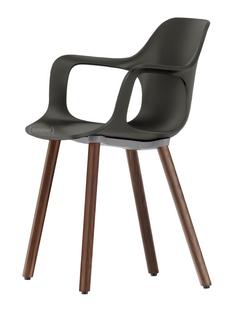 HAL Armchair Wood Tiefschwarz|Eiche massiv dunkel, Naturholz Schutzlack