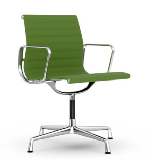 Aluminium Chair EA 103 / EA 104 EA 103 - nicht drehbar|Wiesengrün / forest|Verchromt