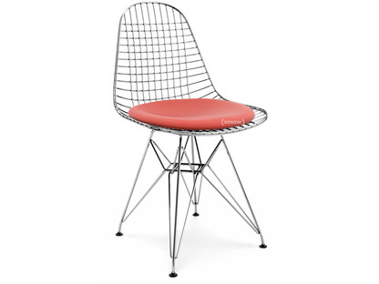 Kissen für Wire Chair (DKR/DKW/DKX/LKR) Sitzkissen|Hopsak|Poppy red / elfenbein