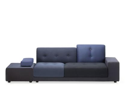 Polder Sofa Armlehne rechts|Stoffmix night blue