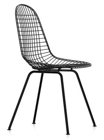 Wire Chair DKX Pulverbeschichtet basic dark