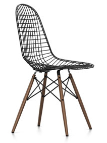 Wire Chair DKW Ahorn dunkel