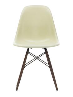Eames Fiberglass Chair DSW Eames parchment|Ahorn dunkel