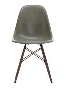 Eames Fiberglass Chair DSW Eames raw umber|Ahorn dunkel