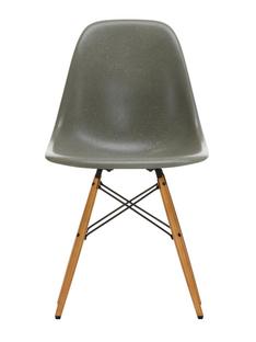 Eames Fiberglass Chair DSW Eames raw umber|Ahorn gelblich