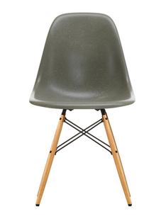 Eames Fiberglass Chair DSW Eames raw umber|Esche honigfarben