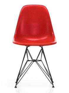 Eames Fiberglass Chair DSR Eames classic red|Pulverbeschichtet basic dark glatt