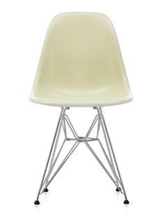 Eames Fiberglass Chair DSR Eames parchment|Glanzchrom
