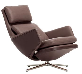 Grand Relax Ohne Ottoman|Leder Premium F, kastanie|Poliert|41,5 cm