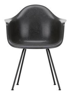 Eames Fiberglass Armchair DAX Eames elephant hide grey|Basic dark