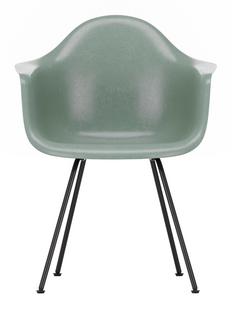 Eames Fiberglass Armchair DAX Eames sea foam green|Basic dark