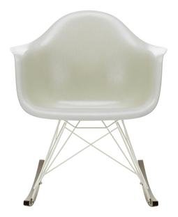 Eames Fiberglass Armchair RAR Eames parchment|Weiß|Ahorn dunkel