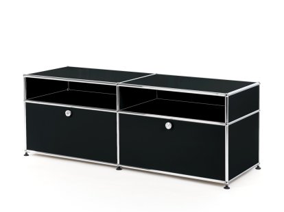USM Haller TV-Regal, Graphitschwarz RAL 9011