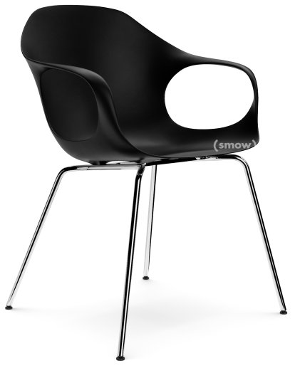 Elephant Tube, Schwarz, Stahl, verchromt