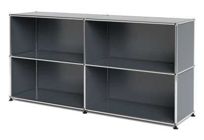 USM Haller Sideboard L offen, Mittelgrau RAL 7005
