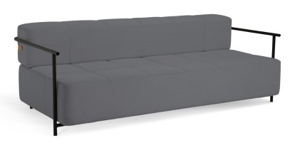 Daybe Schlafsofa, Mit Armlehne, Reflect 164 - grau